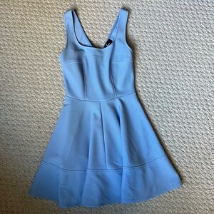 Lulu's Light Blue Textured Dress-M